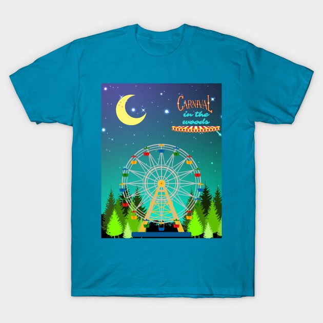 Carnival in the woods T-Shirt by Benjamin Customs